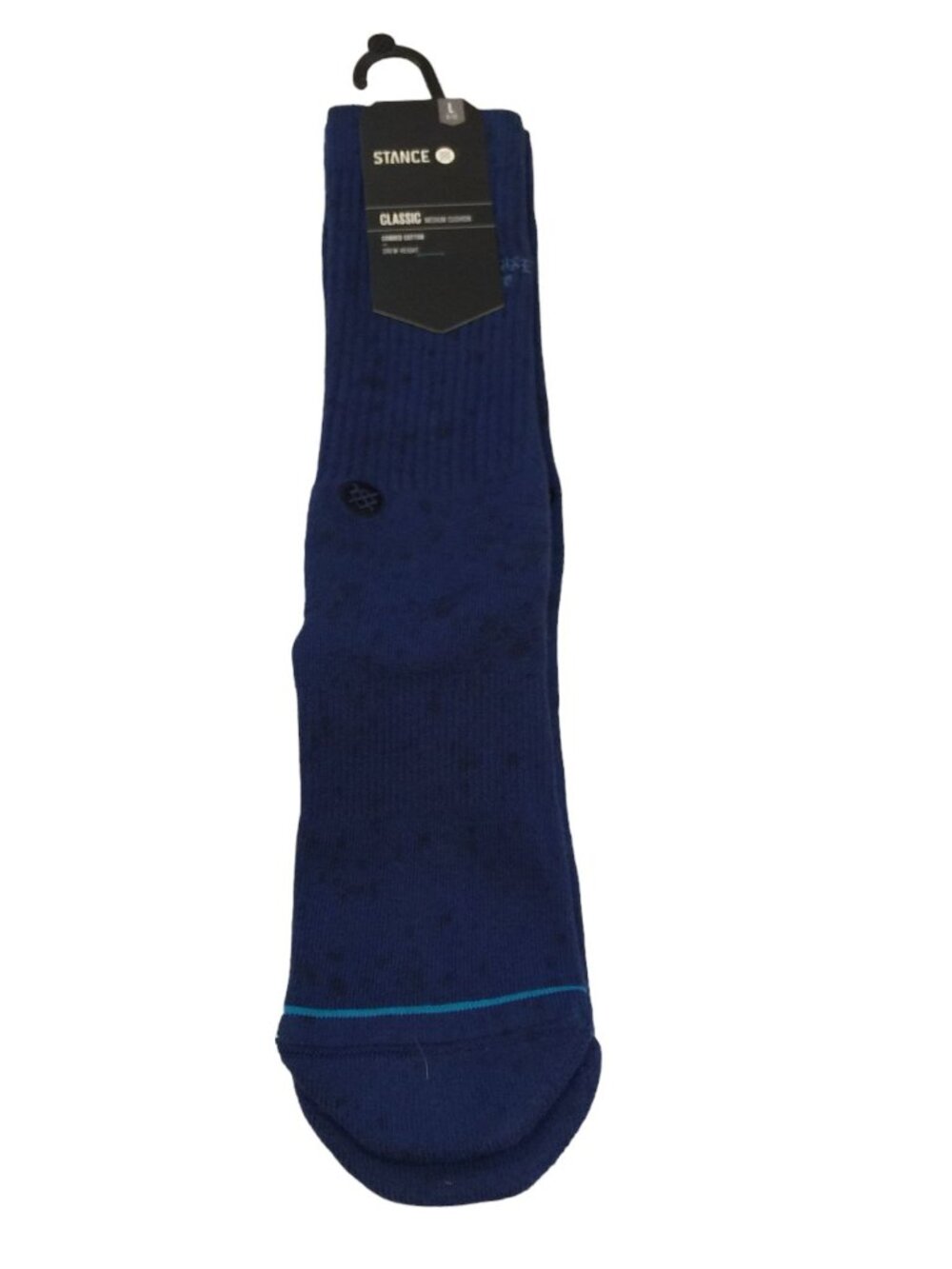 Stance PLEASURE POINT Men's Large 9-12 Royal Blue Crew Socks